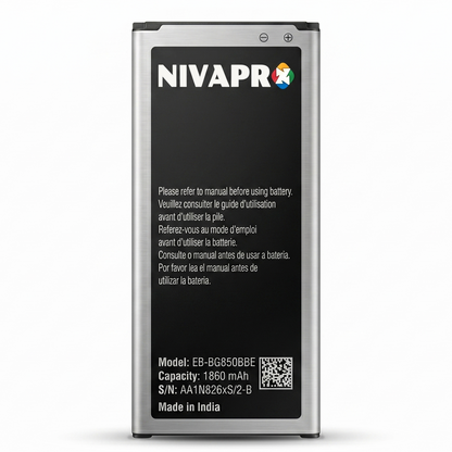 GALAXY ALPHA SAMSUNG EB-BG850BBC G850 | G8508S | G850Y | G850K | G8509V | G850A | G850F compatible 1860mAh by NIVAPRO