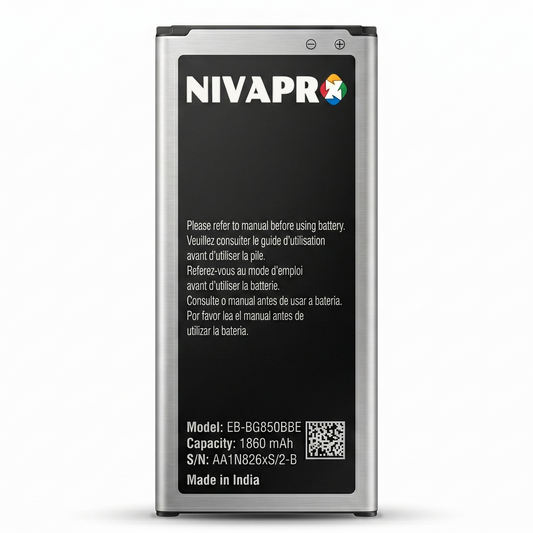 GALAXY ALPHA SAMSUNG EB-BG850BBC G850 | G8508S | G850Y | G850K | G8509V | G850A | G850F compatible 1860mAh by NIVAPRO