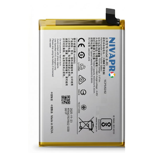 BR3 B-R3 for  Vivo BH3, Z1x , Vivo 1917, PD1921F_EX 4500 mAh Battery with warranty by NIVAPRO