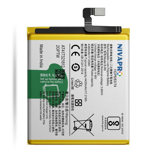 BR6 B-R6 for Vivo iQ00 Neo 855 4450mAh Battery with warranty by NIVAPRO