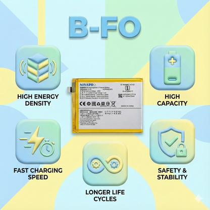 B-FO For Vivo V11 Pro, X21S, V11 Battery 3400mAh capacity by NIVAPRO