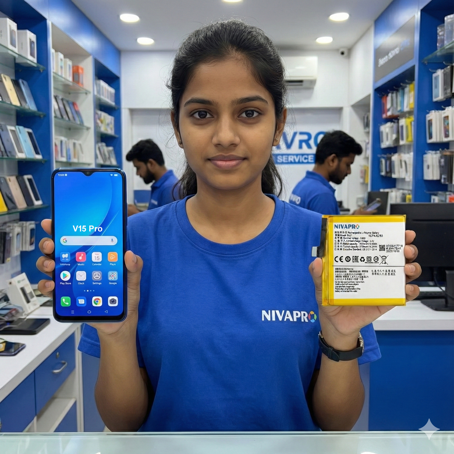 B-G1 Vivo V15 Pro (1818), Vivo V15 (1819) Battery 5000mAh by NIVAPRO
