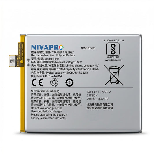 B-H0, BH0, BHO for Vivo S1, Vivo 17 Neo, V1913  4500mAh Battery with warranty by NIVAPRO