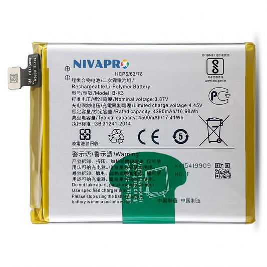 BK3 for Vivo S1 Pro 4500mAh Battery with warranty by NIVAPRO