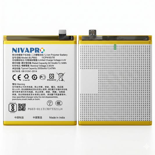 BLP683 for  Realme 2 Pro F9 Pro F9 3500mAh Battery with warranty by NIVAPRO