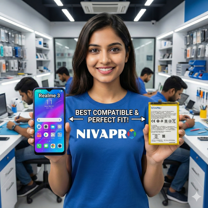 NIVAPRO BLP693 Battery for realme 3 & realme 3i Compatible 4230mAh