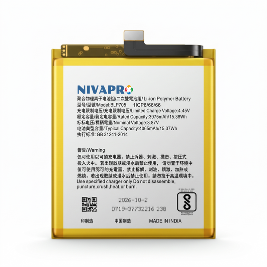 BLP705 for  OPPO Reno 10x Zoom 4065mAh Battery with warranty by NIVAPRO