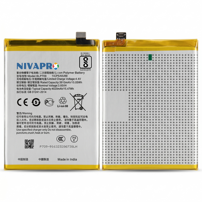BLP709 for  Oppo A9 (2019) (models CPH1938, PCAM10) 4020mAh Battery with warranty by NIVAPRO