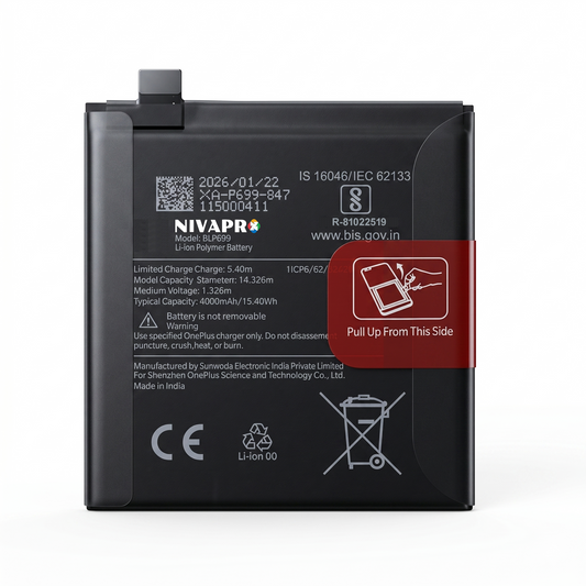 Original BLP761 for  OnePlus 8 4320mAh  Battery with warranty by NIVAPRO