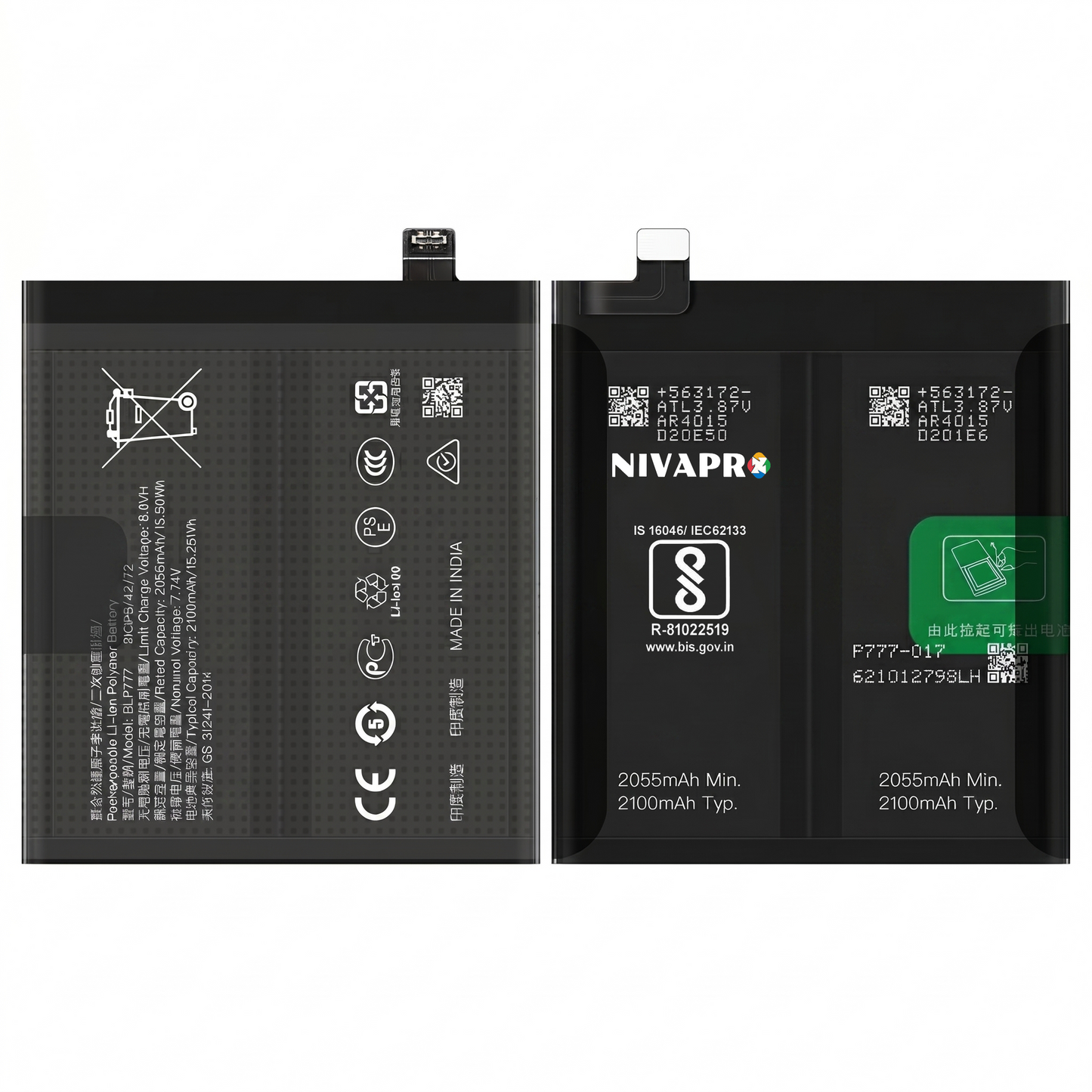 Original BLP777 for Realme X50 Pro 4200mAh  Battery with warranty by NIVAPRO