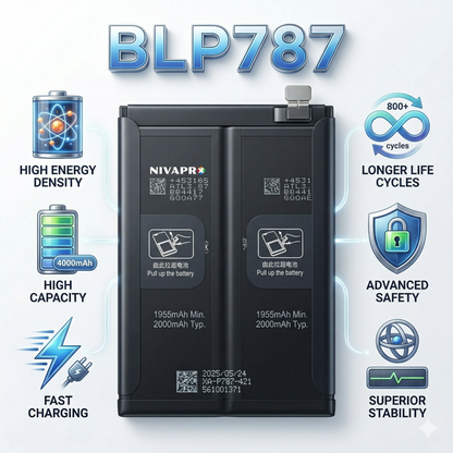 BLP787 for Oppo Reno 4 Pro 4000mAh Battery with warranty by NIVAPRO
