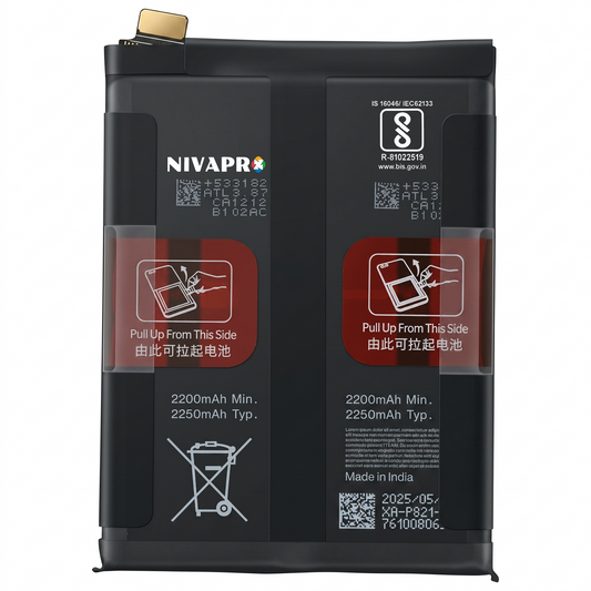 BLP821 Battery for  OnePlus 9 5G smartphones 4500mAh Battery with warranty by NIVAPRO