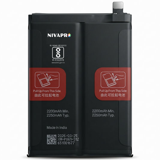 BLP861 for OnePlus Nord 2 5G (DN2101), OnePlus Nord 2T 5G  4500mAh Battery with warranty by NIVAPRO