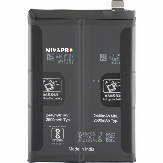 BLP887 for Realme GT Neo 2 (RMX3370) and Realme GT 2 Pro 65W SuperDart Charging  5000mAh Battery with warranty by NIVAPRO