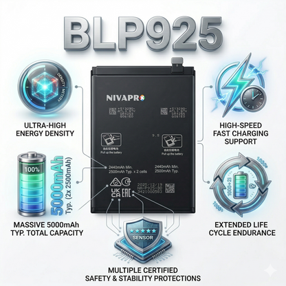 BLP925 for Oneplus 10R 5G 5000mAh Battery with warranty by NIVAPRO