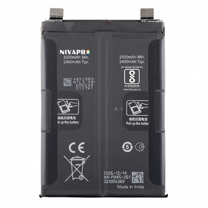 BLP945 for OnePlus 10T 5G 150W SUPERVOOC Technology 4800mAh Battery with warranty by NIVAPRO