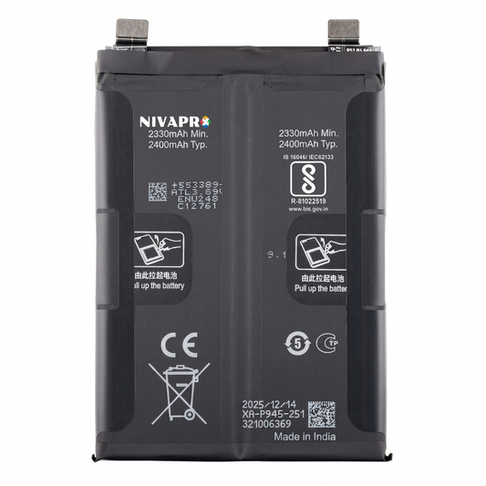 BLP945 for OnePlus 10T 5G 150W SUPERVOOC Technology 4800mAh Battery with warranty by NIVAPRO