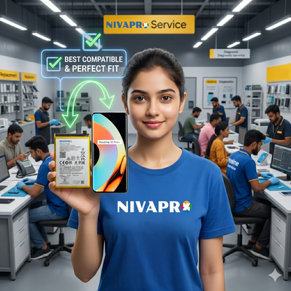 BLP951 for Realme 10 Pro+ 5G (models RMX3687, RMX3686)  5000mAh Battery with warranty by NIVAPRO