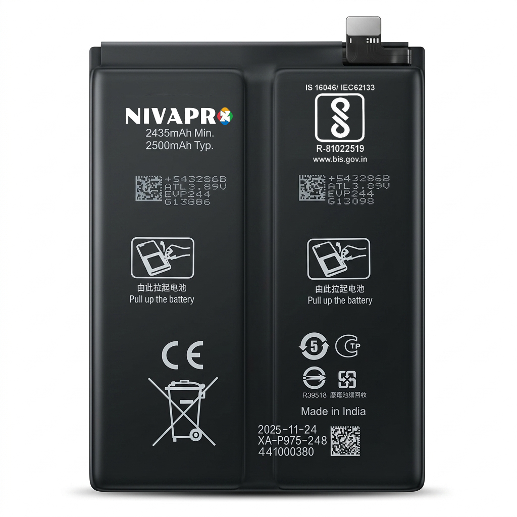 BLP975 for OnePlus 11R 5G 5000mAh Battery  Fast Charge v2.0 and SUPERVOOC  with warranty by NIVAPRO