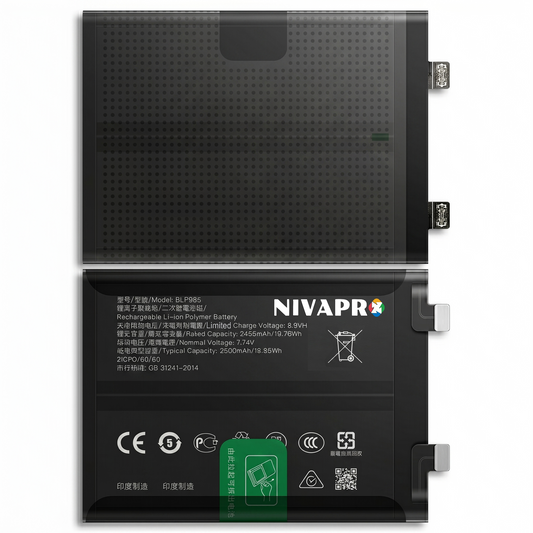 BLP985 for Realme GT Neo 5 (150W variant)  150W fast charging 5000mAh Battery with warranty by NIVAPRO