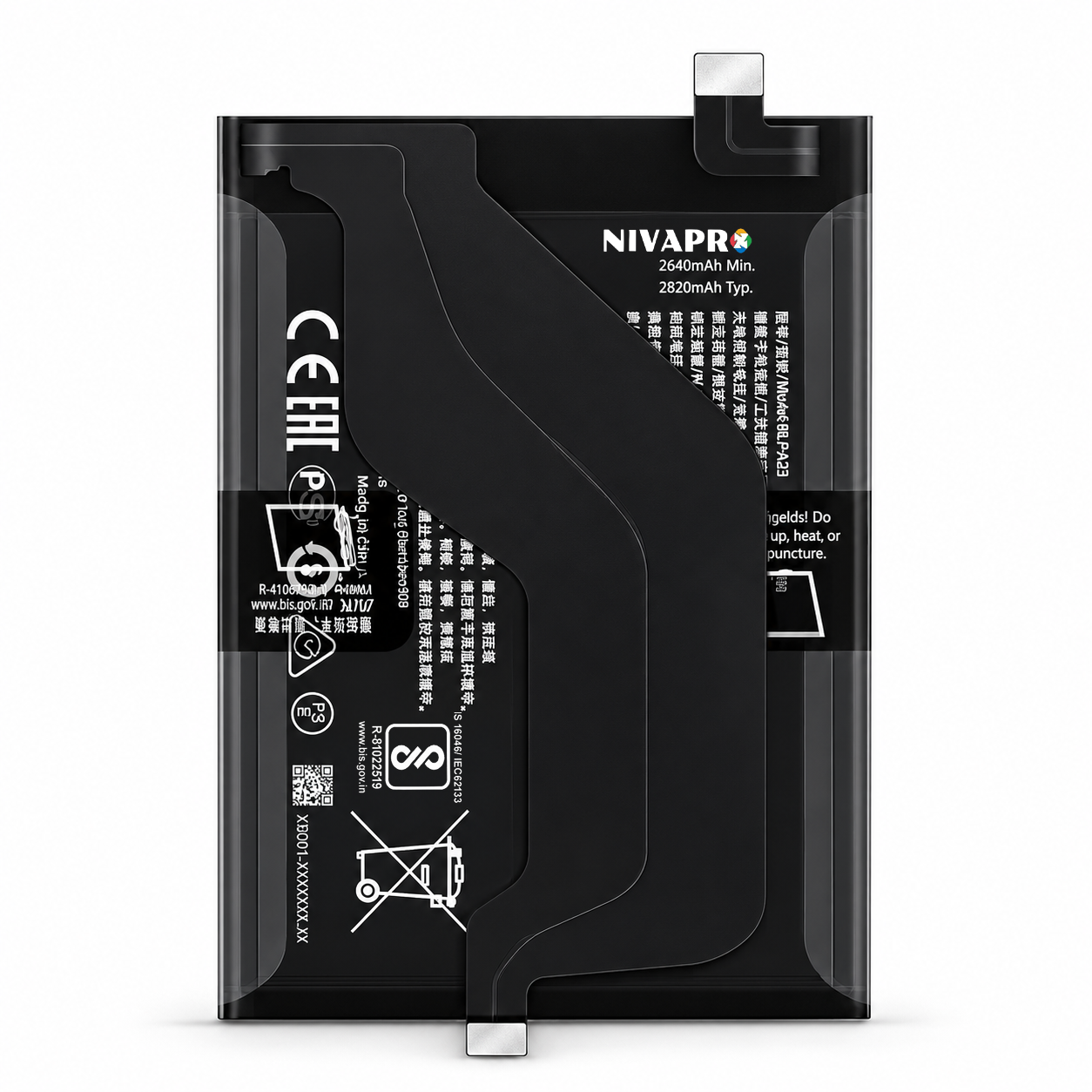 Original BLPA23 for Realme GT5 (150W) smartphone (model RMX3823) 5240mAh  Battery with warranty by NIVAPRO