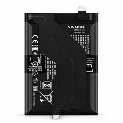 Original BLPA23 for Realme GT5 (150W) smartphone (model RMX3823) 5240mAh  Battery with warranty by NIVAPRO
