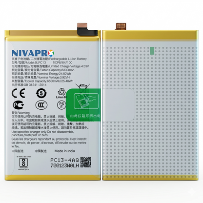 Original BLPC13 for Oppo F29 5G 6500mAh Battery with warranty by NIVAPRO