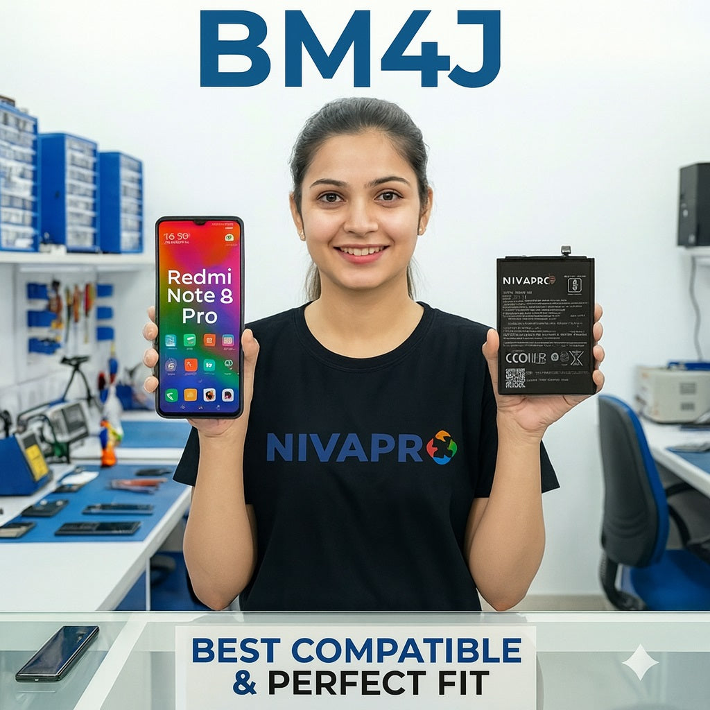 BM4J Battery for Xiaomi Redmi Note 8 Pro compatible  4500mAh with 6months warranty by NIVAPRO