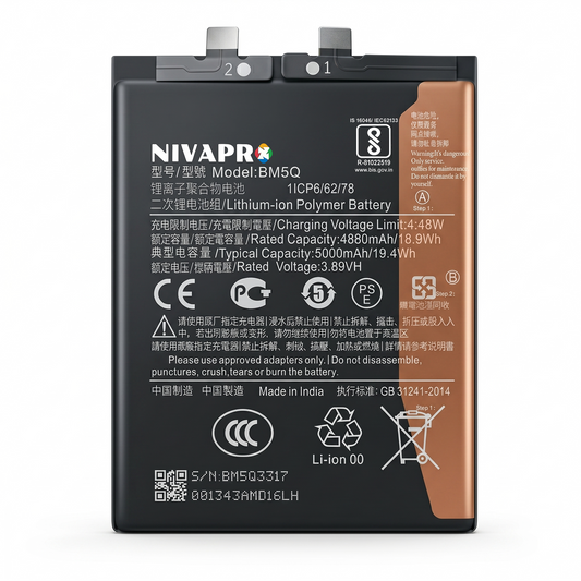 BM5Q for Xiaomi 13 Ultra with Warranty by NIVAPRO 5000mAh