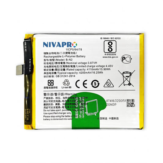 BN2 B-N2 for  Vivo X50 (Model Vivo 2004 / V2001A) 4200mAh Battery with warranty by NIVAPRO