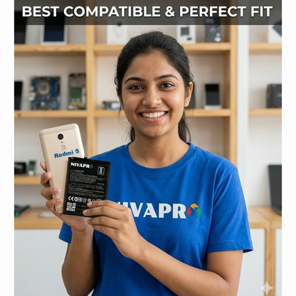 NIVAPRO BN35 Battery for Redmi 5 Compatible 3300mAh