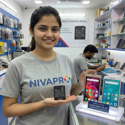 NIVAPRO BN43 Battery for Xiaomi Redmi Note 4 and Redmi Note 4X Compatible  4100mAh