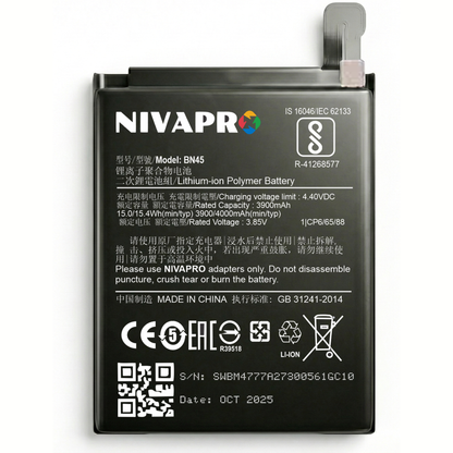 NIVAPRO BN45/BN48 4000mAh Battery