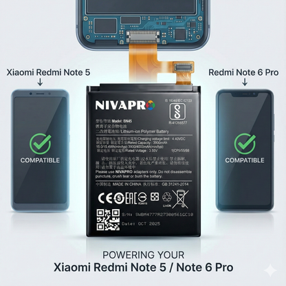 NIVAPRO BN45/BN48 4000mAh Battery