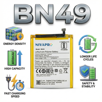 BN49 FOR Redmi 7A Compatible 4000mAh with warranty BY NIVAPRO