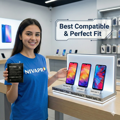 BN4A Redmi Note 7 Pro/ Note 7 / Note 7S Compatible by NIVAPRO 4000mAh Battery