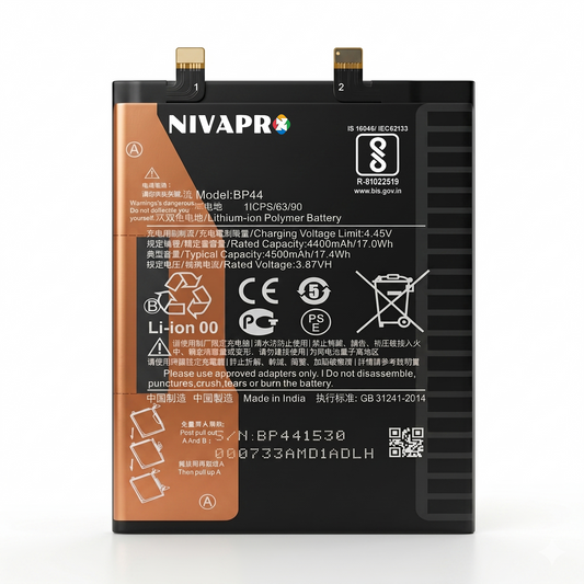 BP44 for  Xiaomi Civi 5G with Warranty by NIVAPRO 4500mAh