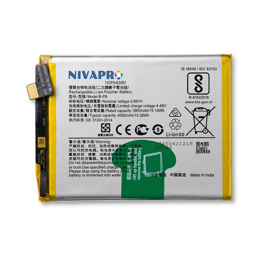 BP9 B-P9 for Vivo V21 / Vivo S9 4000mAh Battery with warranty by NIVAPRO