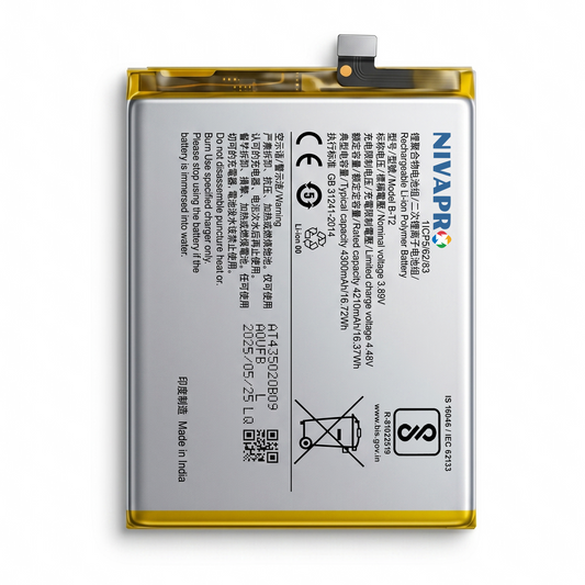 BT2 for Vivo V23 Pro smartphone 4300mAh Battery with warranty by NIVAPRO