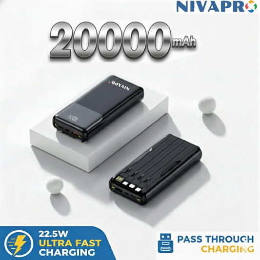 Compact power bank DX419 (20000 mAh)