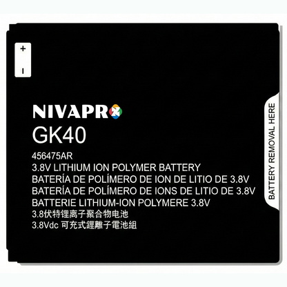 NIVAPRO GK40 FOR Moto E3 | Moto E4 | Moto G4 Play | Moto G5 | XT1700  2800mAh, 3.7v (Copy)