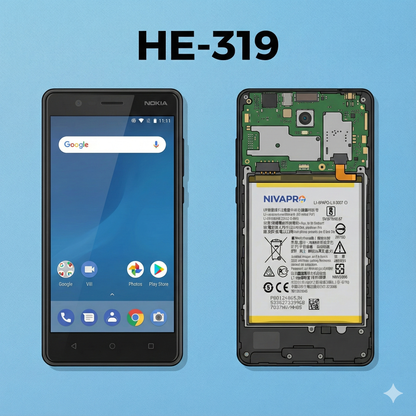 NIVAPRO  HE319 for Nokia 3 Compatible 3000mAh Battery