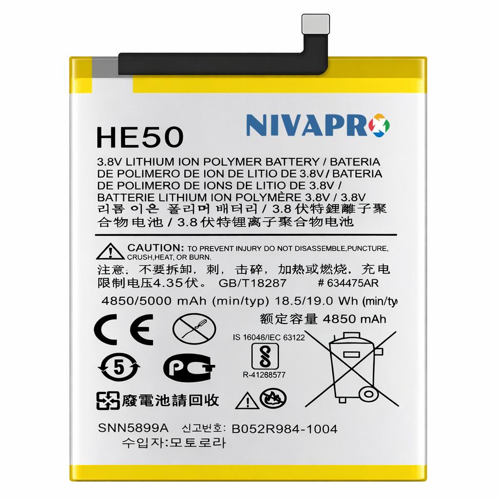 NIVAPRO MOTO NT-50 Battery 5000mAh