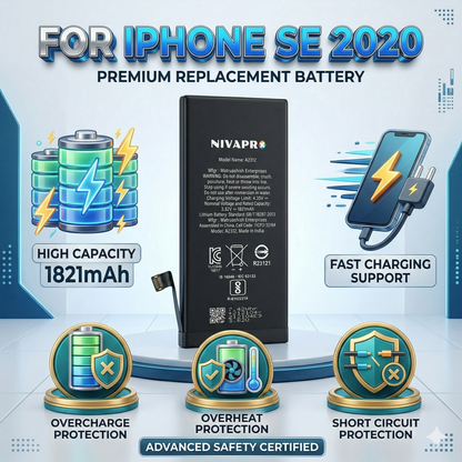 Iphone SE 2020 compatible with 6 Months warranty by NIVAPRO