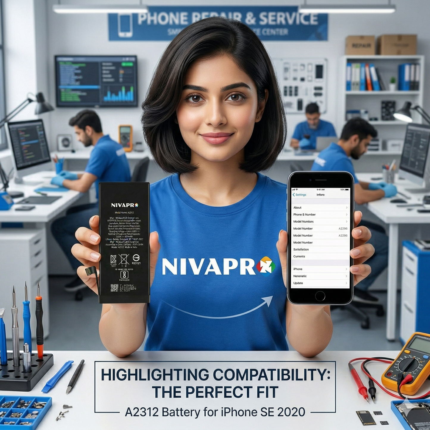 Iphone SE 2020 compatible with 6 Months warranty by NIVAPRO