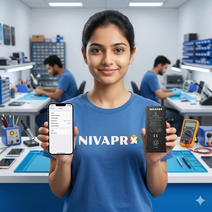 14 Plus Iphone battery 4325mAh  compatible with 6 Months warranty by NIVAPRO