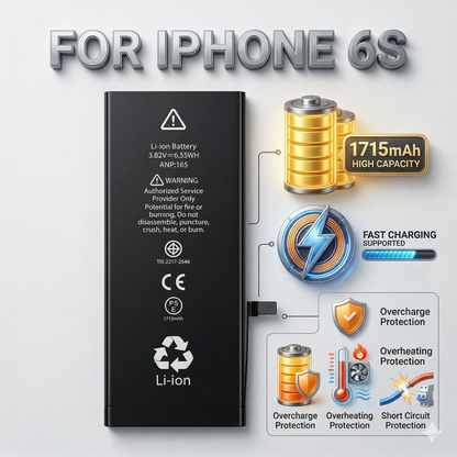 Iphone 6S A1633, A1688, A1691, and A170) 1715mAh  Original Capacity battery by NIVAPRO