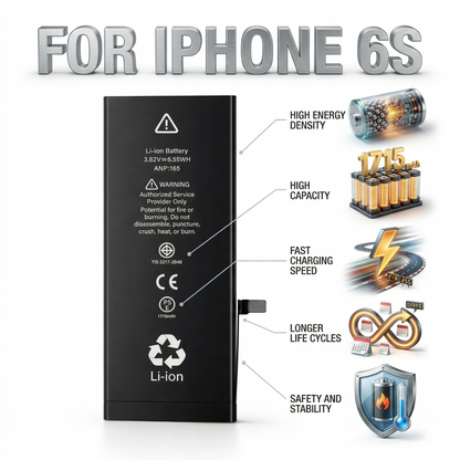 Iphone 6S A1633, A1688, A1691, and A170) 1715mAh  Original Capacity battery by NIVAPRO