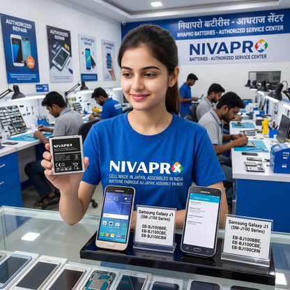 Galaxy J1 (SM-J100 Series), EB-BJ100BBE, EB-BJ100CBE, or EB-BJ100CBN compatible Battery 1850mAh by NIVAPRO