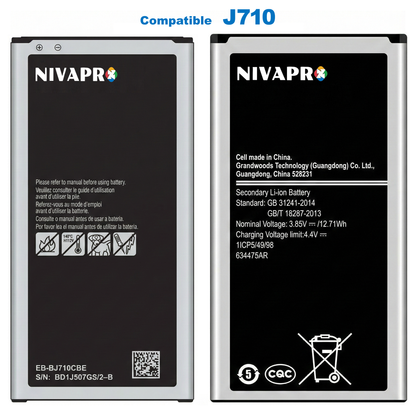 J710 | J7 (2016) 3300mAh by NIVAPRO Compatible Battery